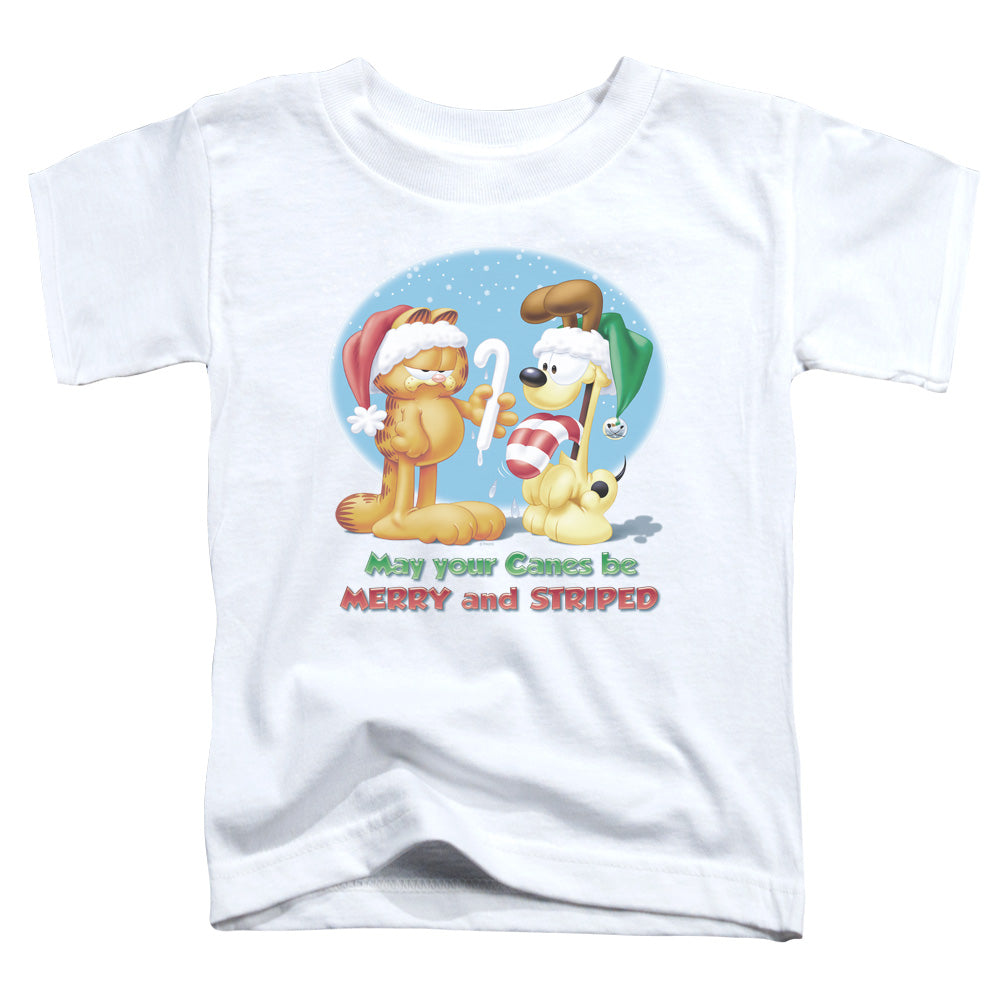 GARFIELD MERRY AND STRIPED-S/S T-Shirt