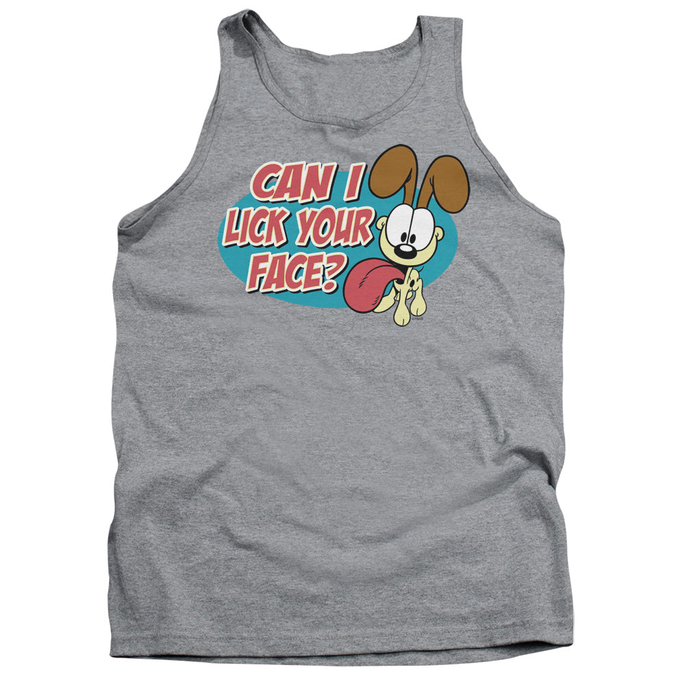 Garfield - Question - Adult Tank - Athletic Heather