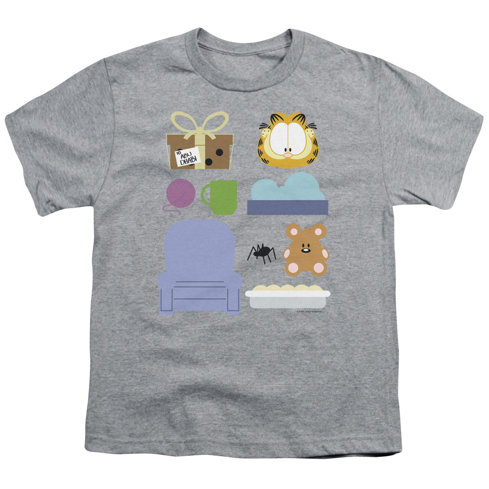 Garfield - Gift Set - Short Sleeve Youth 18/1 - Athletic Heather T-shirt