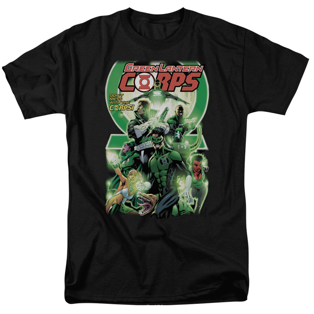 Green Lantern - Gl Corps #25 Cover - Short Sleeve Adult 18/1 - Black T-shirt