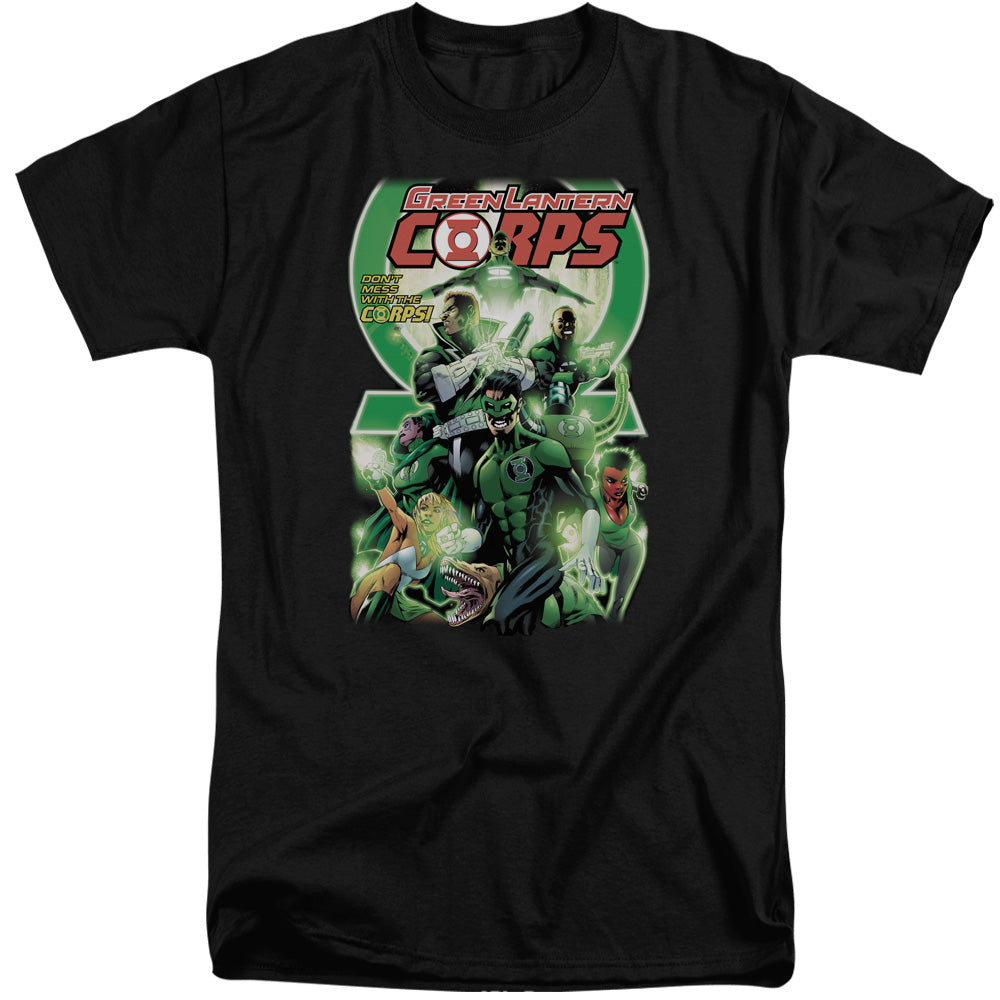 Green Lantern - Gl Corps #25 Cover - Short Sleeve Adult Tall - Black T-shirt