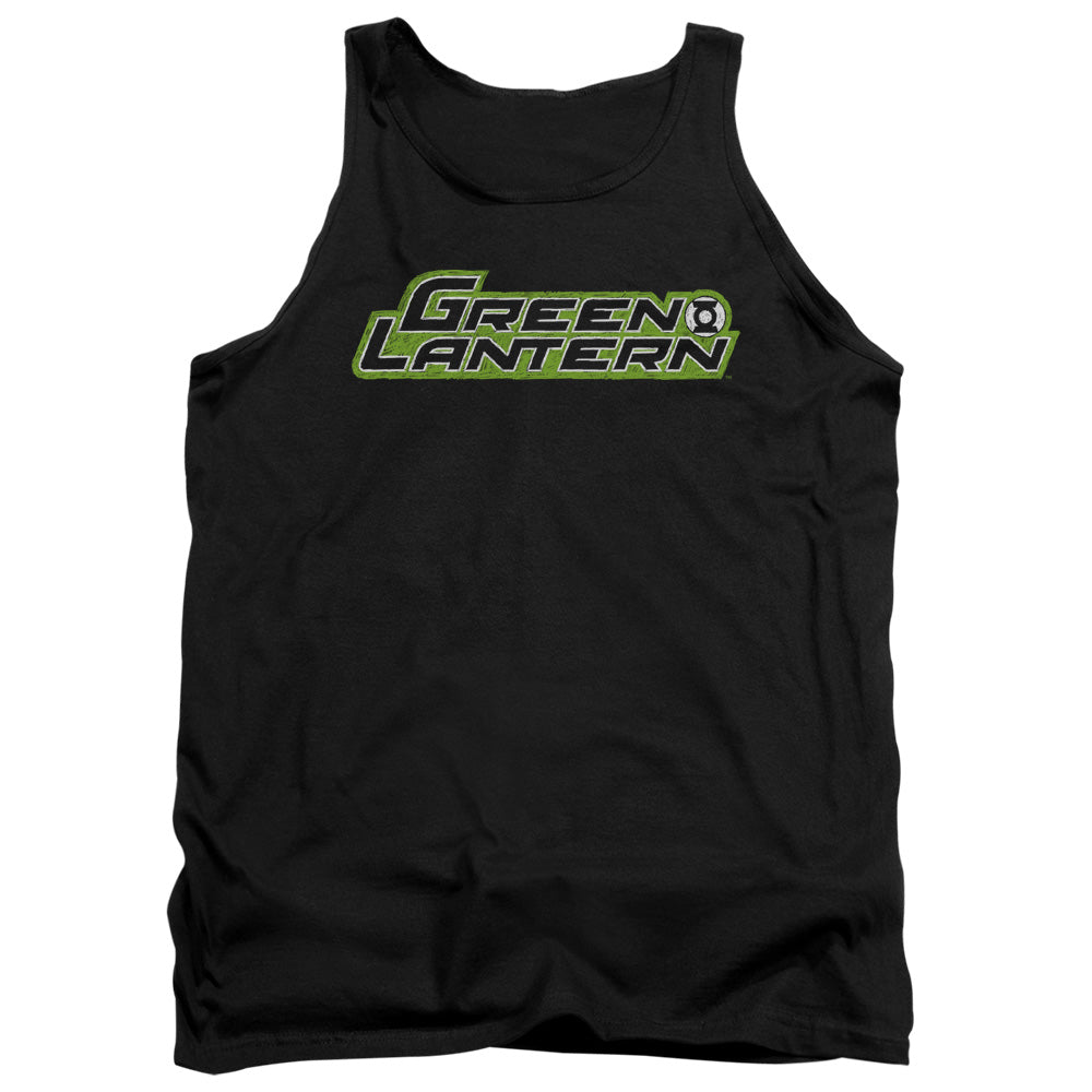 Green Lantern - Scribble Title - Adult Tank - Black