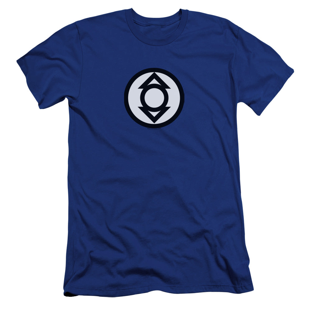 Green Lantern - Indigo Tribe-premuim Canvas Adult Slim Fit 30/1 - Royal Blue