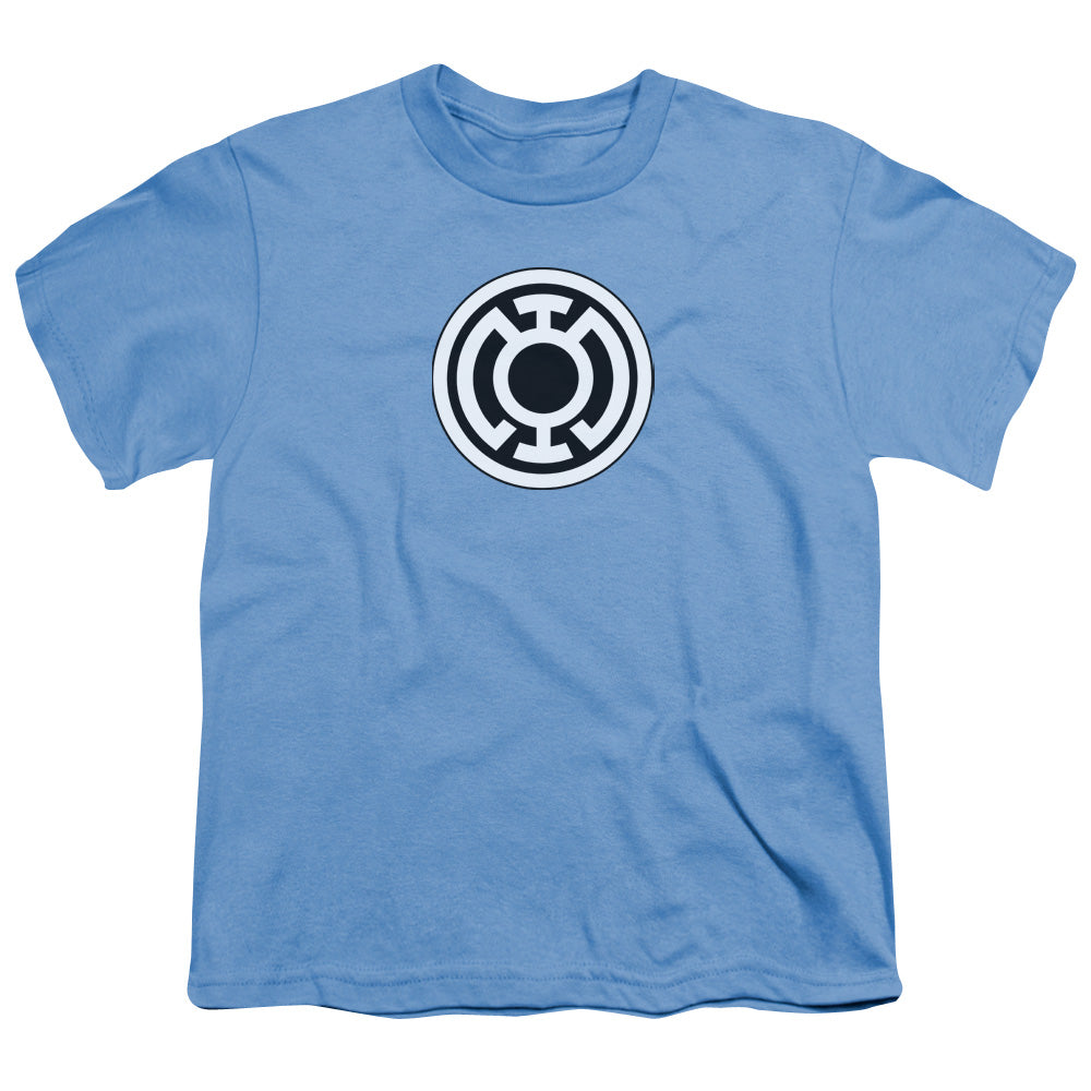 Green Lantern - Blue Lantern Logo - Short Sleeve Youth 18/1 - Carolina Blue T-shirt