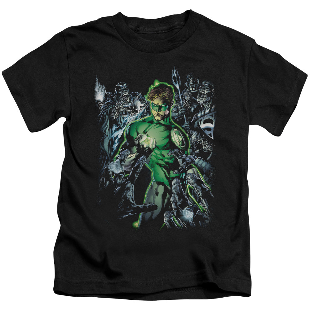 GREEN LANTERN SURROUNDED BY DEATH - S/S JUVENILE 18/1 - BLACK - T-Shirt