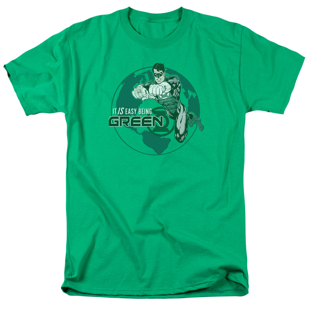 Gl - Easy Being Green - Short Sleeve Adult 18/1 - Kelly Green T-shirt