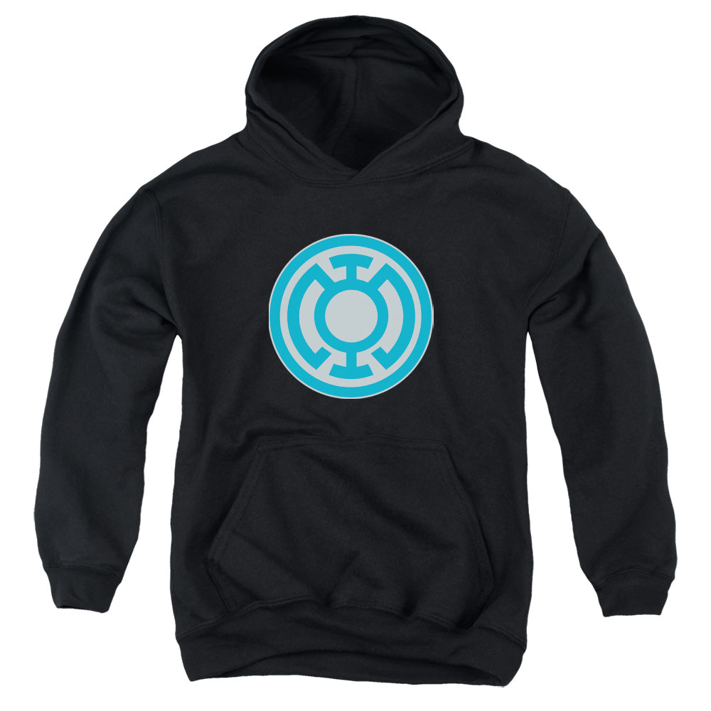 Green Lantern - Blue Symbol - Youth Pull-over Hoodie - Black