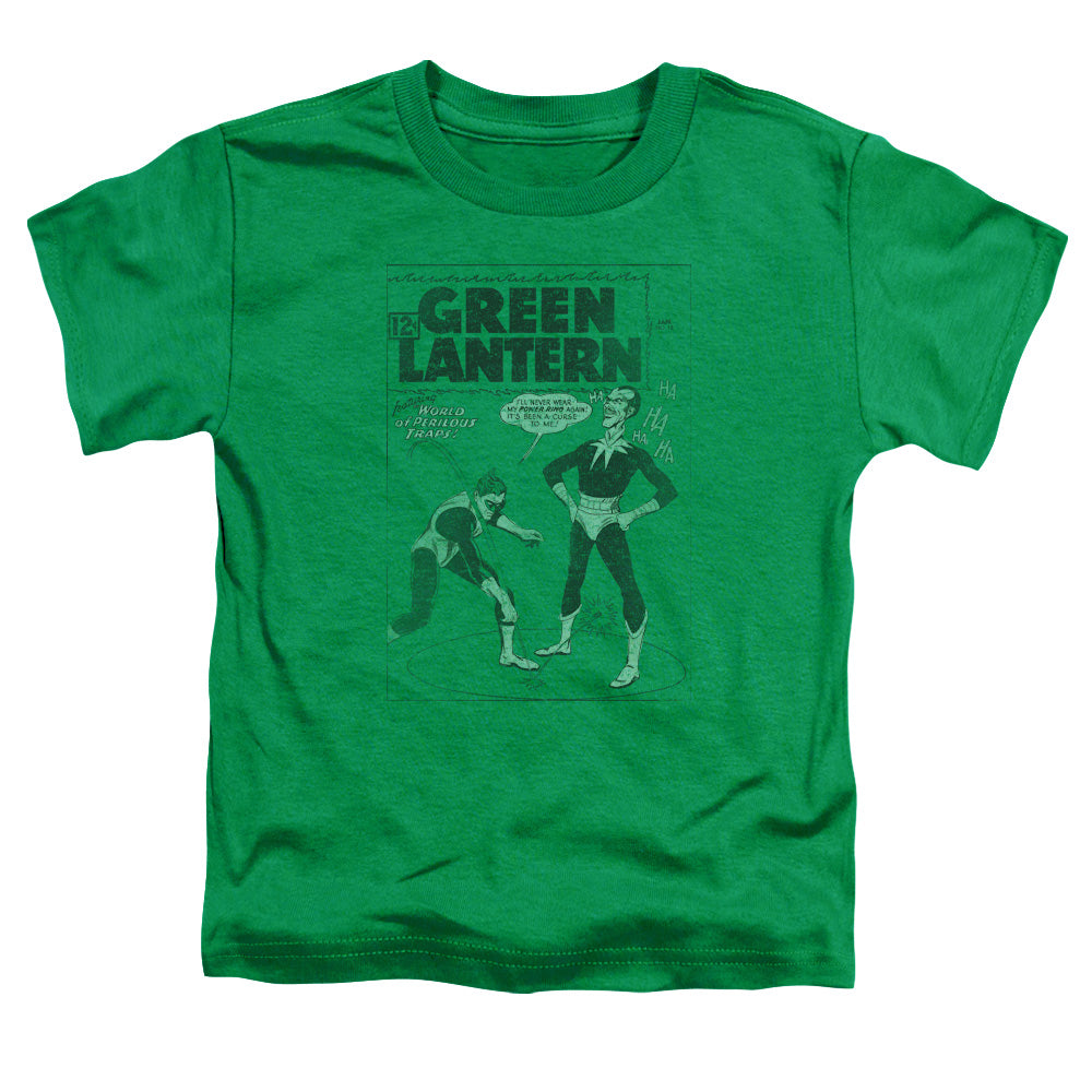 Green Lantern - Perilous Traps - Short Sleeve Toddler Tee - Kelly Green T-shirt