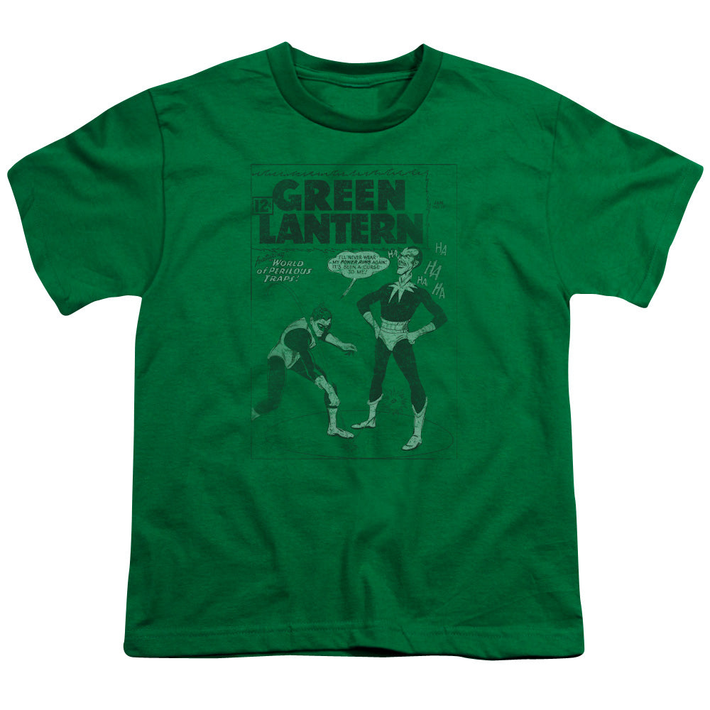 GREEN LANTERN PERILOUS TRAPS - S/S YOUTH 18/1 - KELLY GREEN T-Shirt