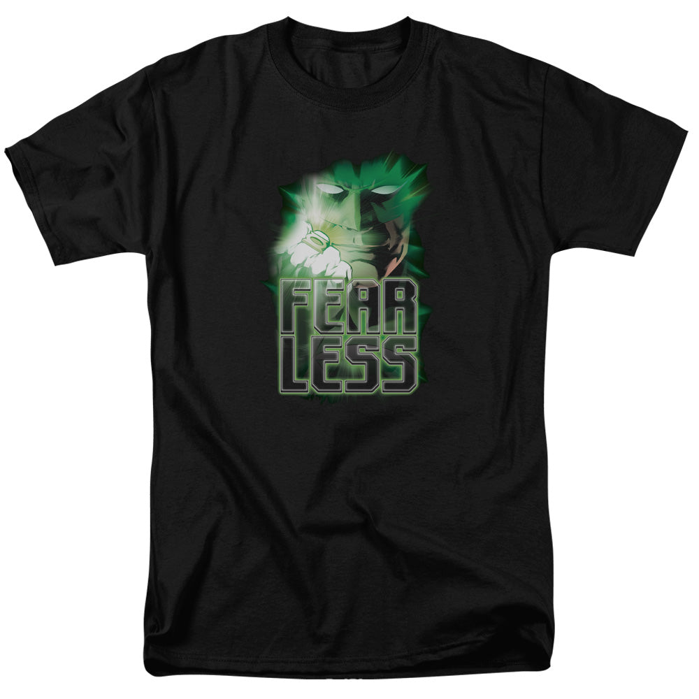 Green Lantern - Fearless - Short Sleeve Adult 18/1 - Black T-shirt