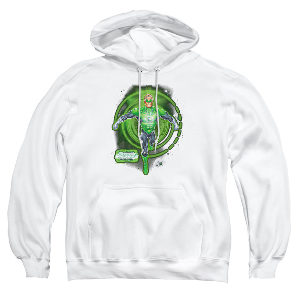 Green Lantern - Inked - Adult Pull-over Hoodie - White