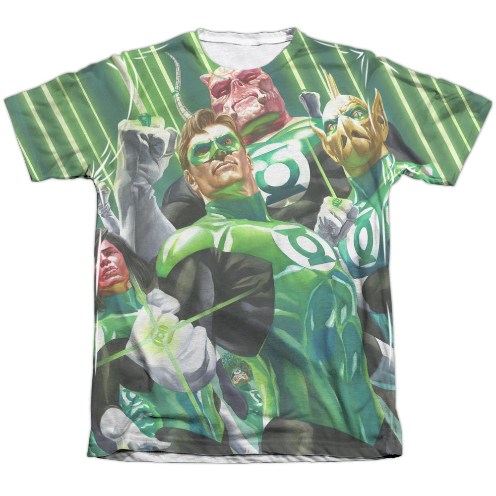 Green Lantern - High Beams - Adult Poly/cotton Short Sleeve Tee - White T-shirt