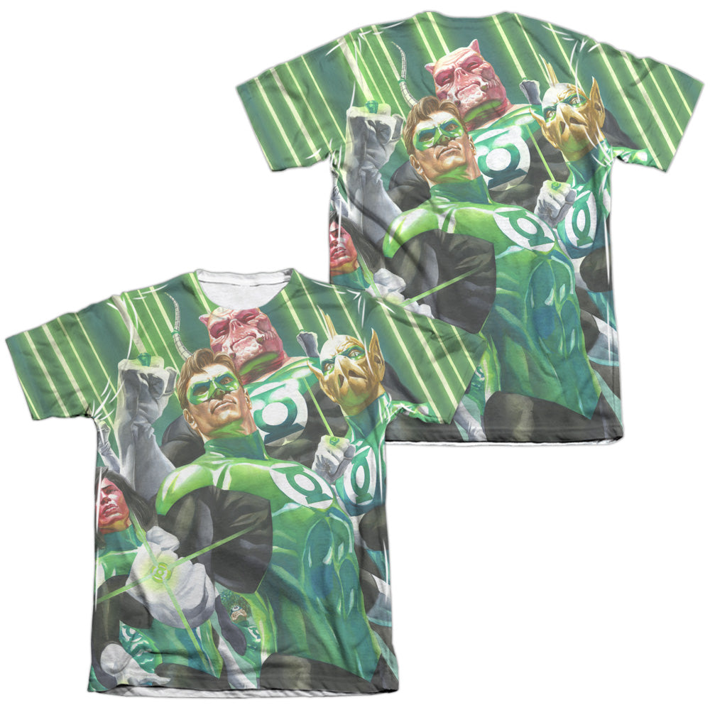 Green Lantern - High Beams - Adult Poly/cotton Short Sleeve Tee - White T-shirt