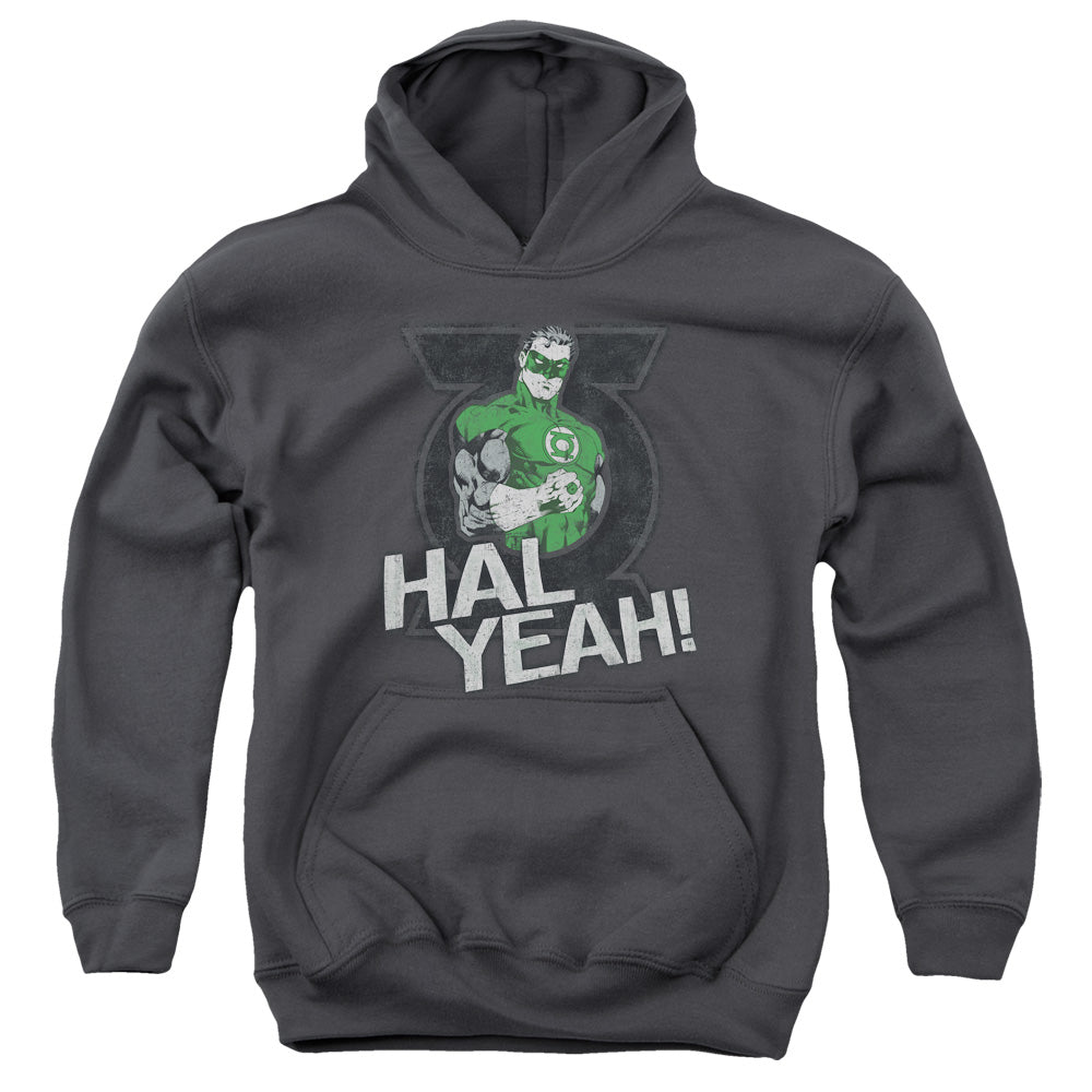 Green Lantern - Hal Yeah - Youth Pull-over Hoodie - Charcoal