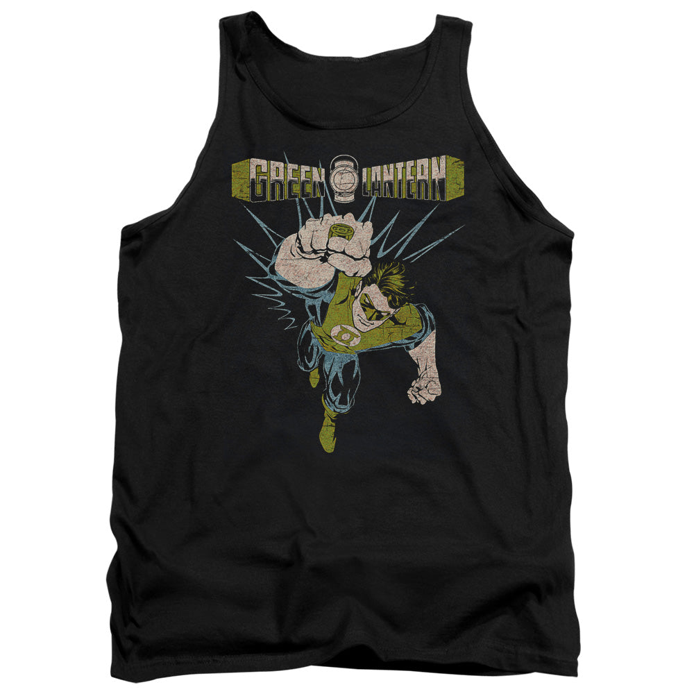 Green Lantern - Powerful - Adult Tank - Black