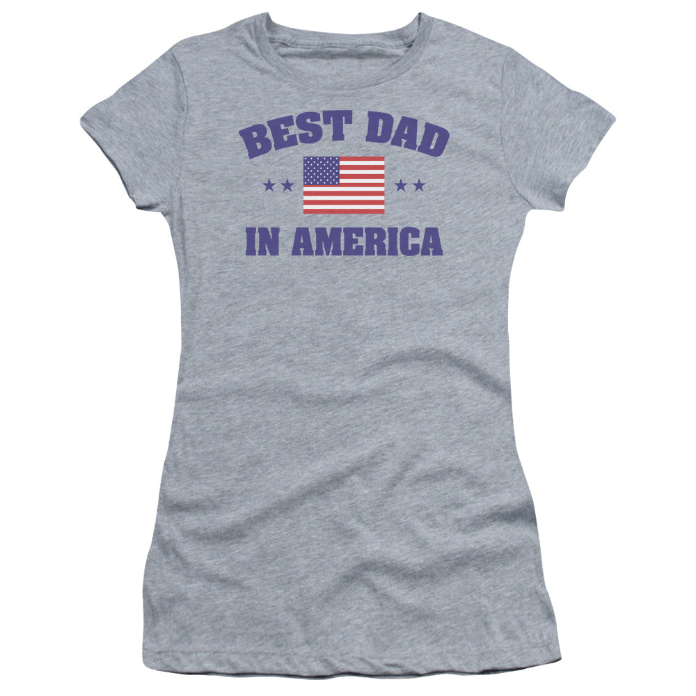 BEST DAD -   JUNIOR SHEER - ATHLETIC HEATHER T-Shirt