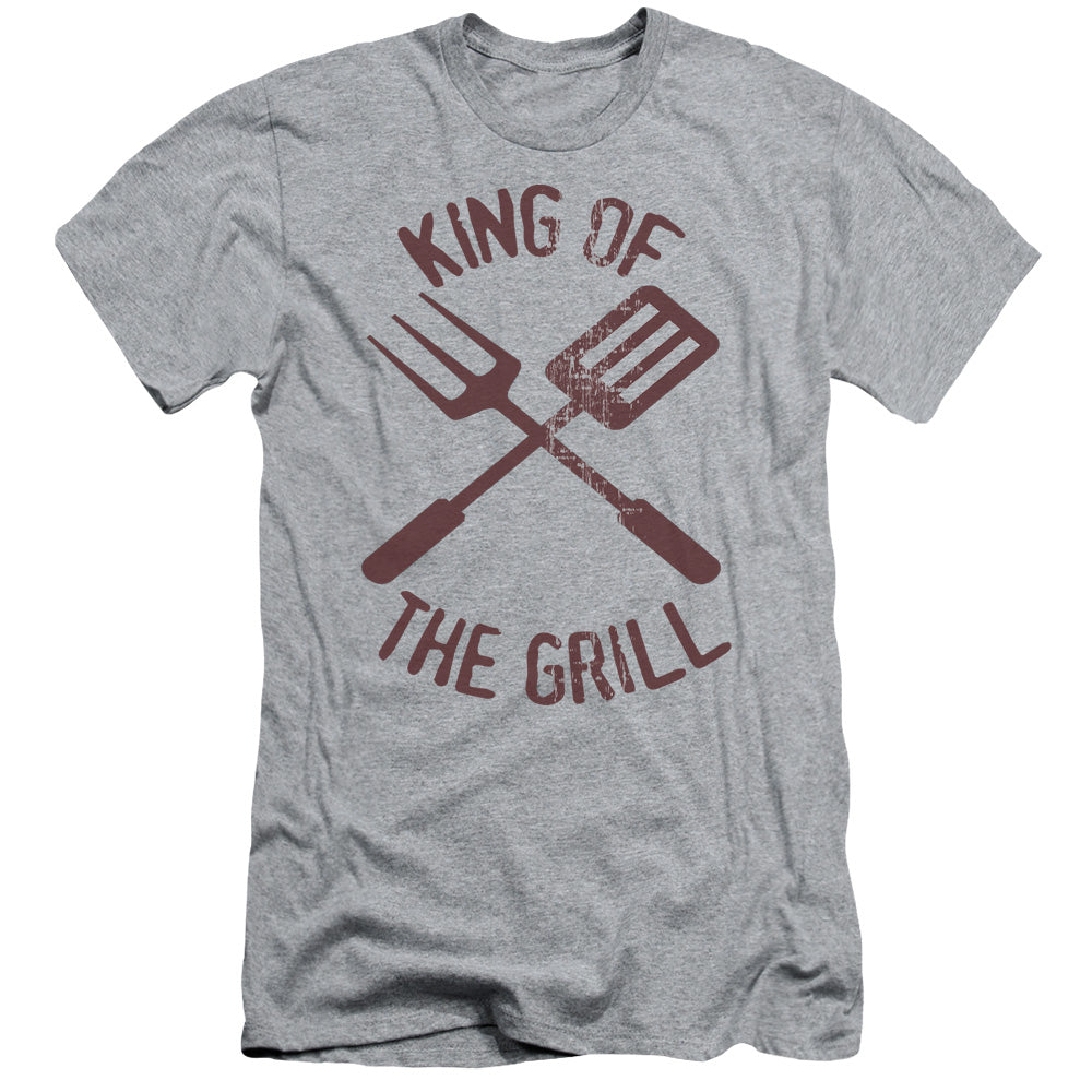 King Of The Grill - Short Sleeve Adult 30 - 1 - Athletic Heather T-shirt