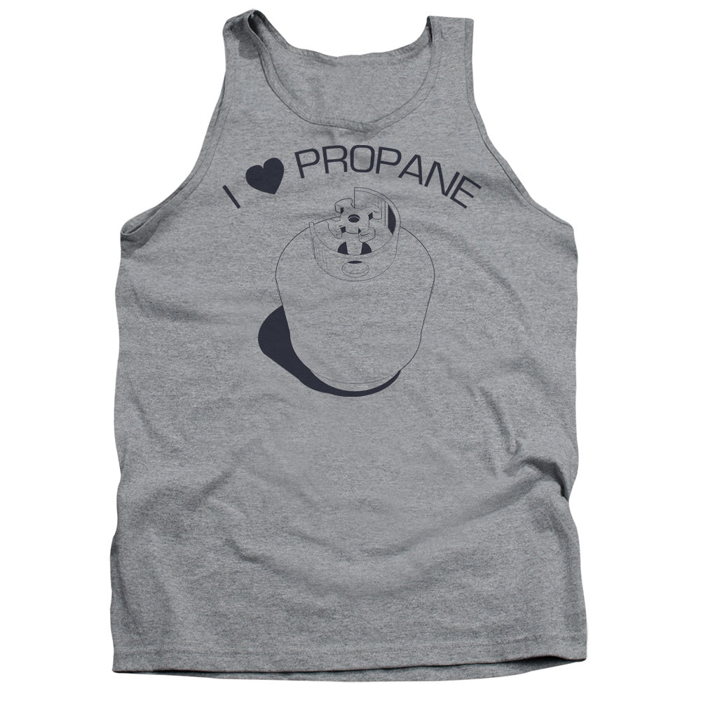 I Heart Propane - Adult Tank - Athletic Heather