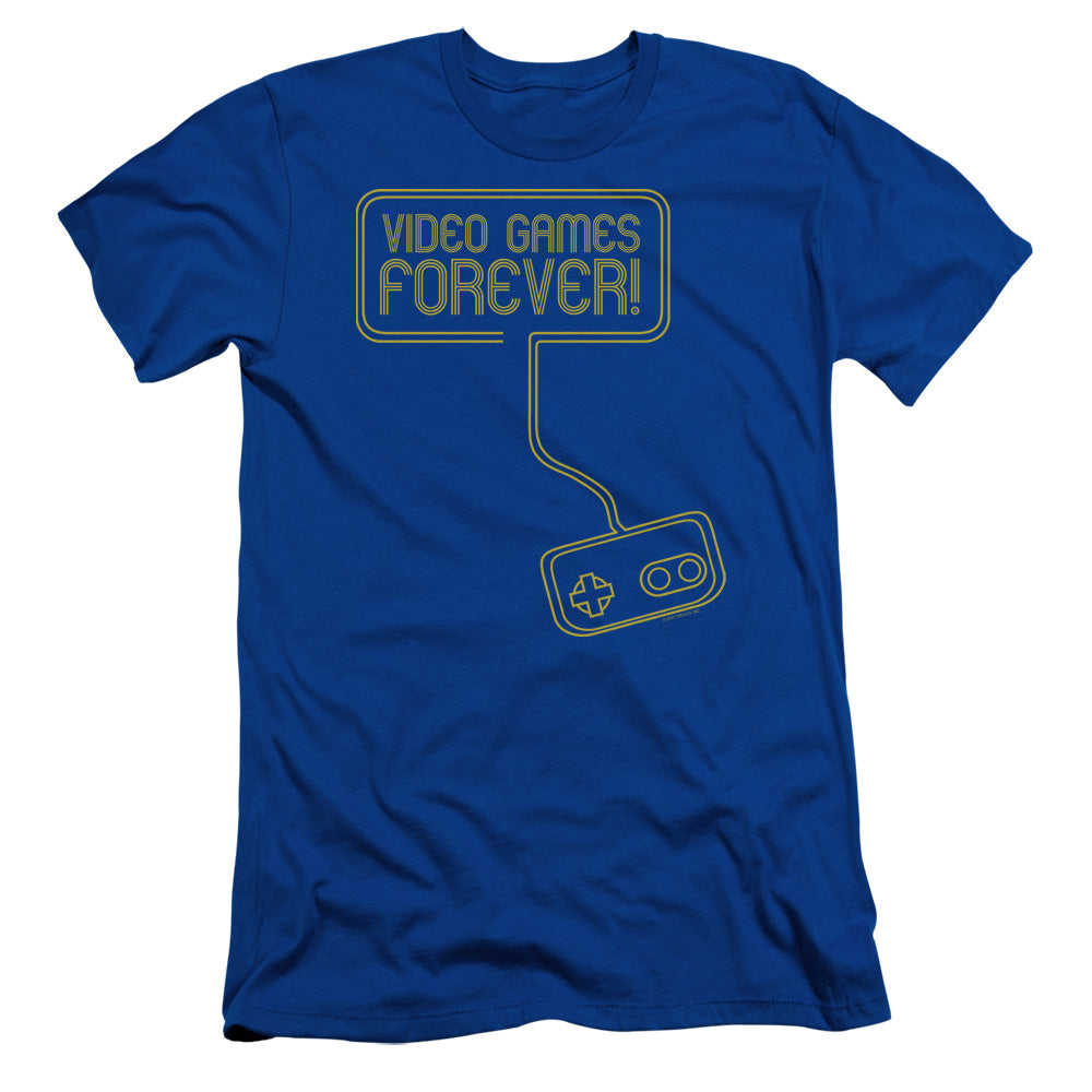 Video Games Forever - Short Sleeve Adult 30 - 1 - Royal Blue T-shirt