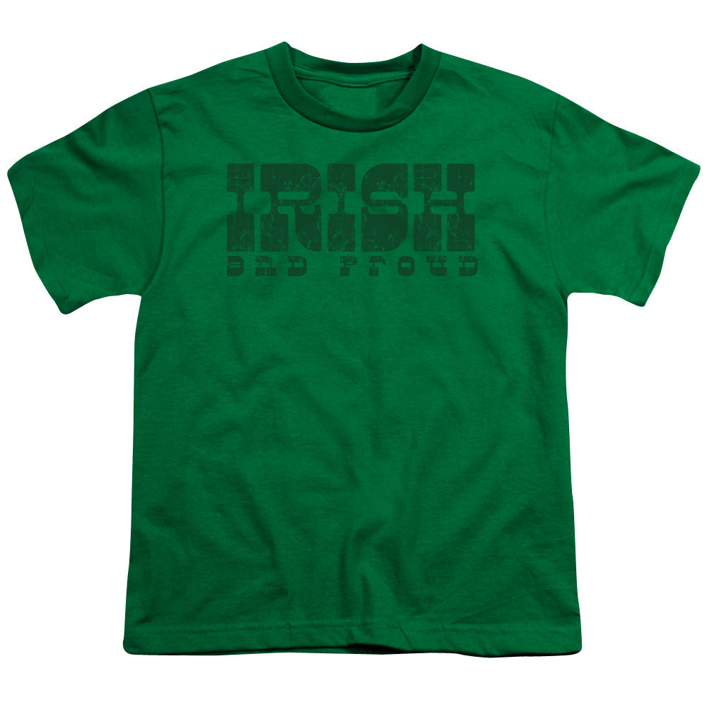 Irish And Proud - Short Sleeve Youth 18 - 1 - Kelly Green T-shirt