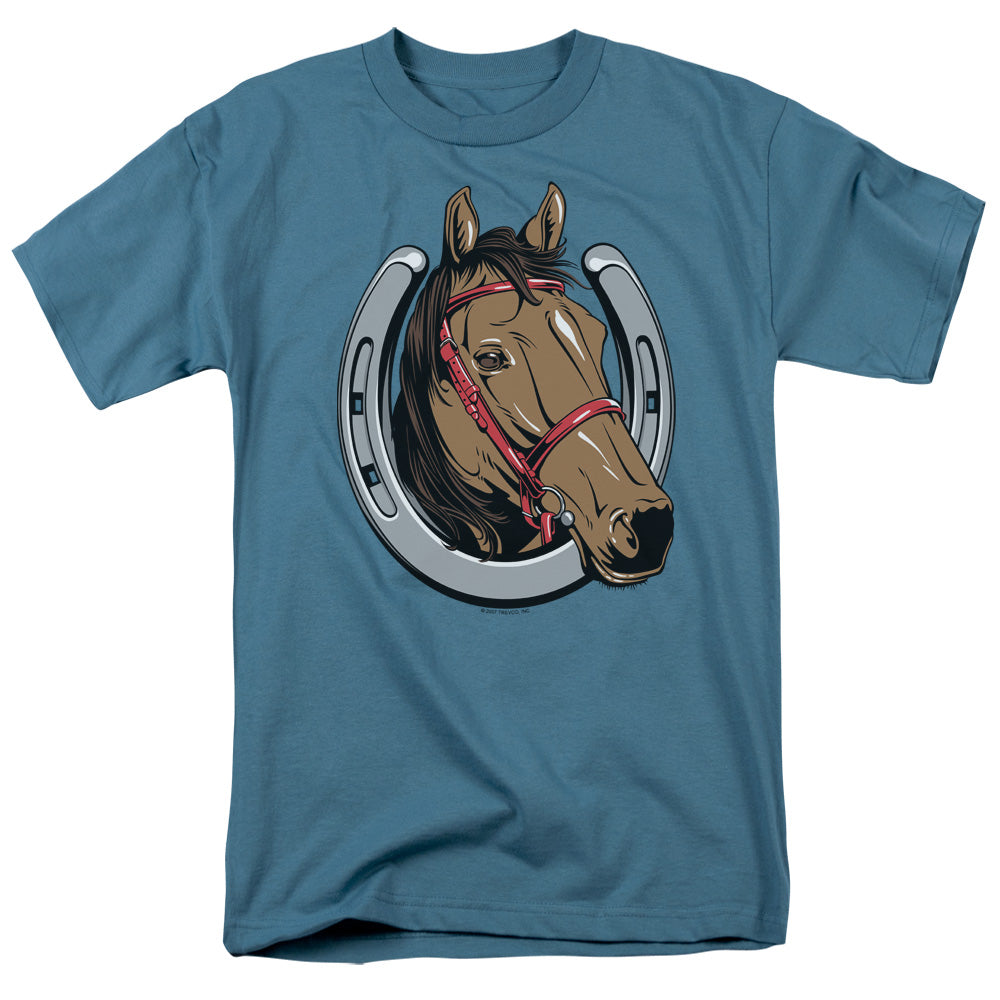 Lucky Horse - Short Sleeve Adult 18 - 1 - Slate T-shirt