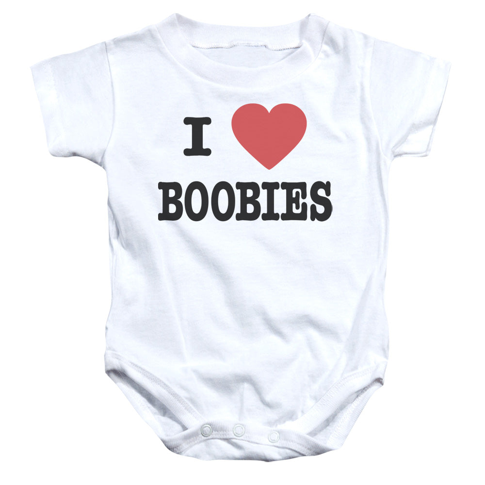 I Love Boobies - Infant Snapsuit - White