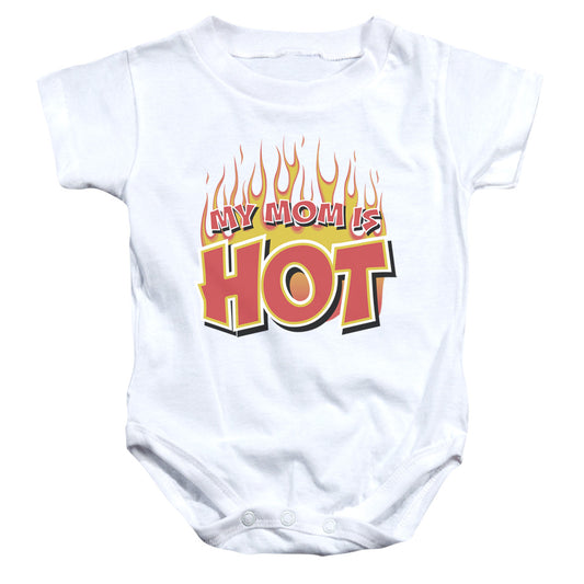 My Mom Is Hot - Infant Snapsuit - White