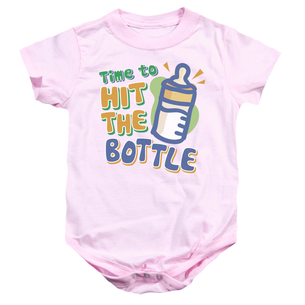 Hit The Bottle - Infant Snapsuit - Pink