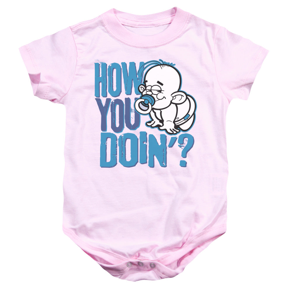 How You Doin - Infant Snapsuit - Pink