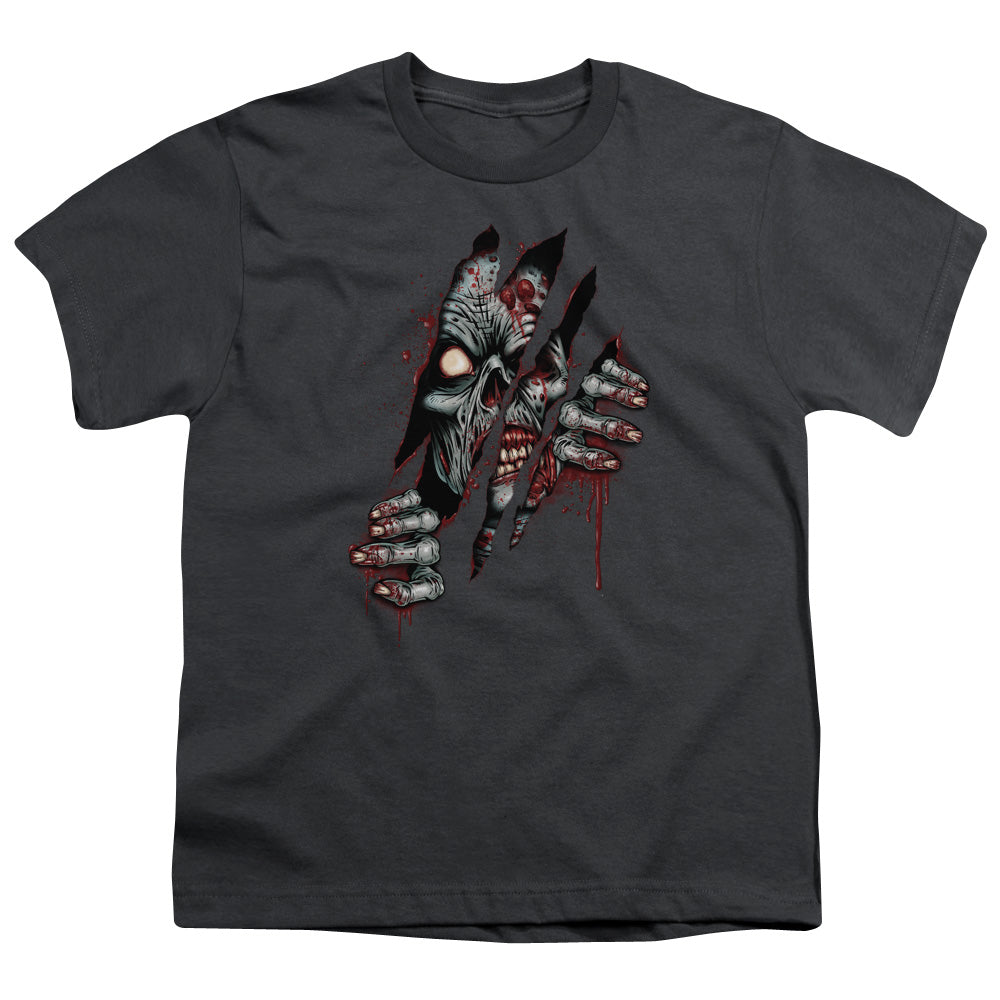 Clawing Free - Short Sleeve Youth 18 - 1 - Charcoal T-shirt