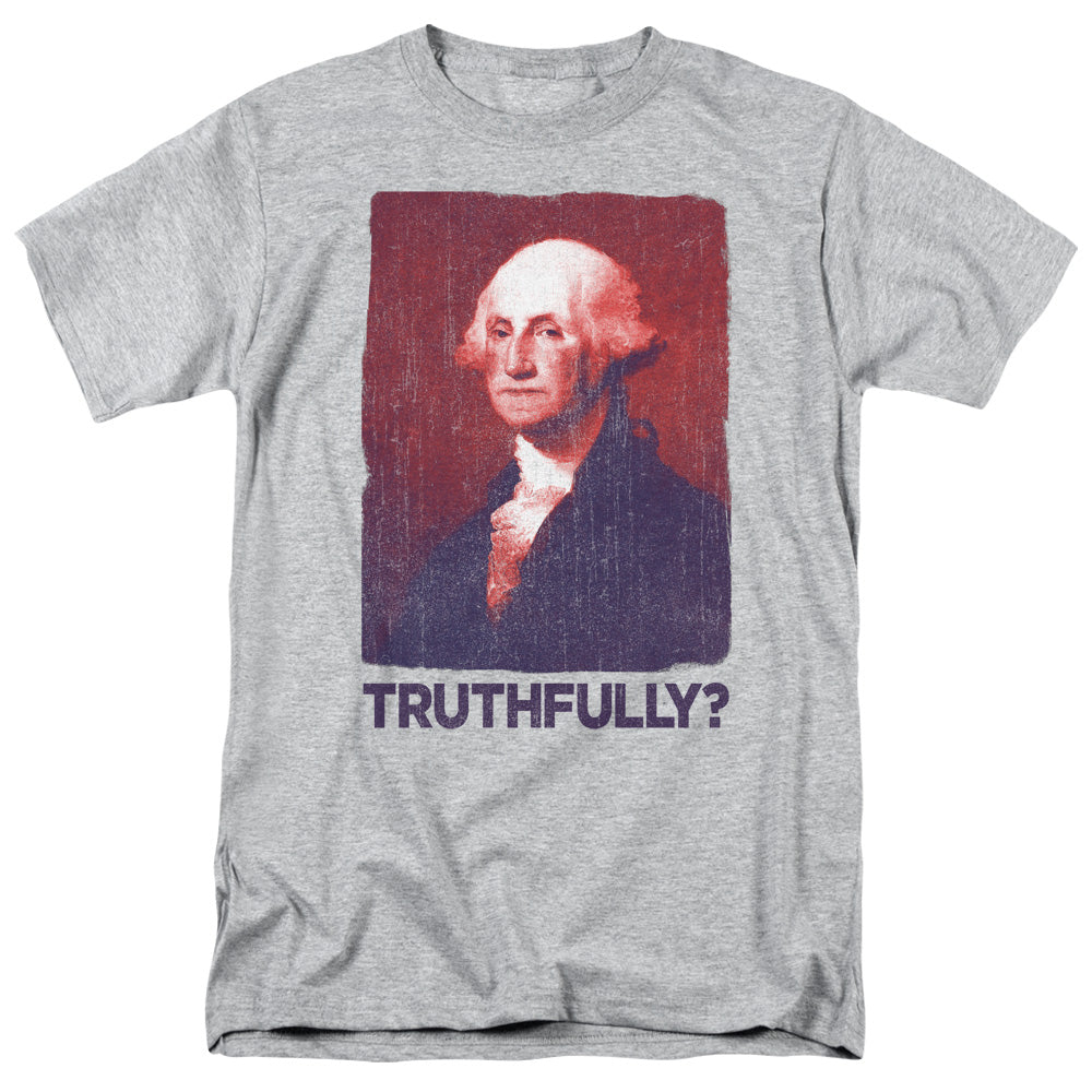 Truthfully George - Short Sleeve Adult 18 - 1 - Athletic Heather T-shirt