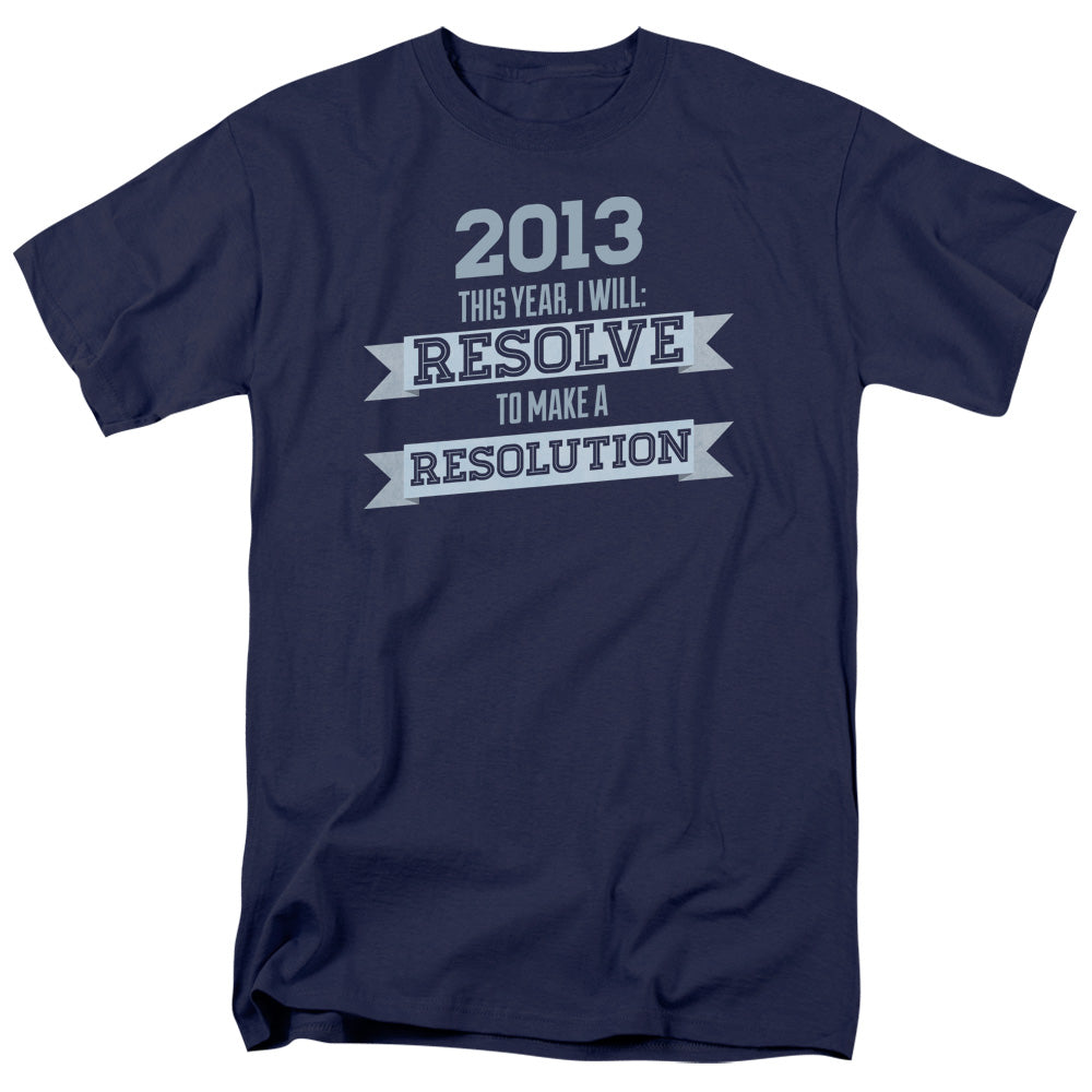 Resolve - Short Sleeve Adult 18 - 1 - Navy T-shirt