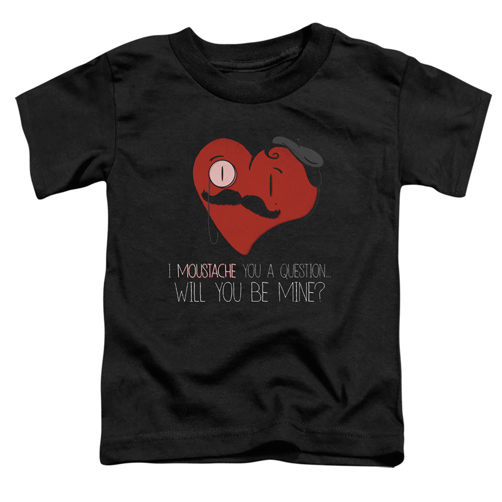 Popping The Question - Short Sleeve Toddler Tee - Black T-shirt