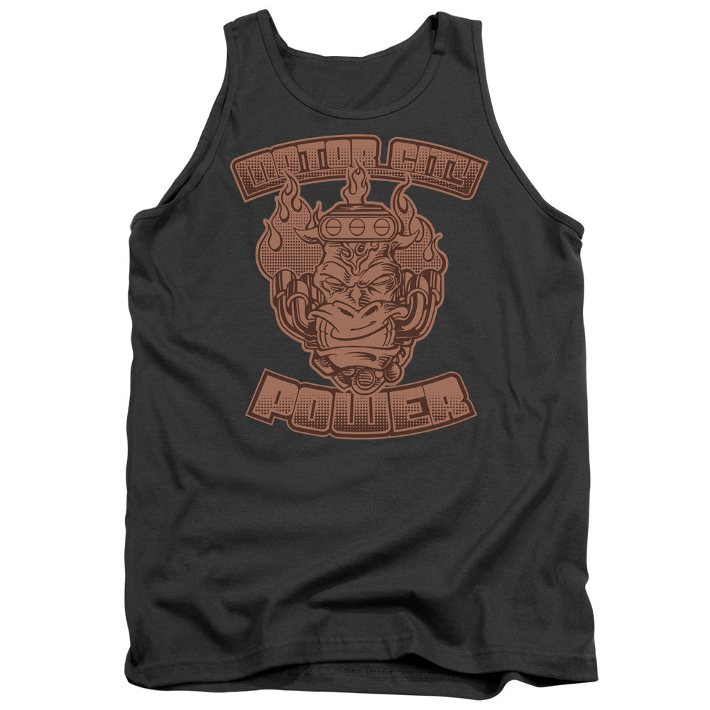 Motor City Power - Adult Tank - Charcoal