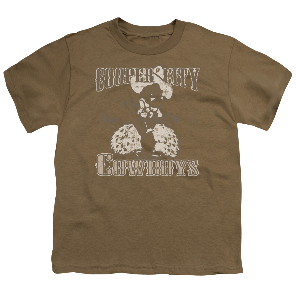 Cooper City Cowboys - Short Sleeve Youth 18 - 1 - Safari Green T-shirt