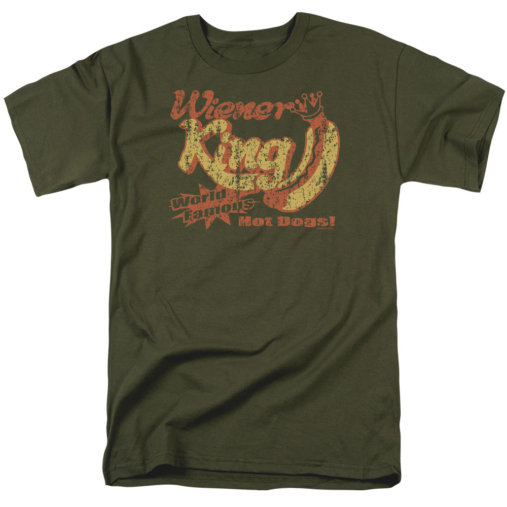 Wiener King - Short Sleeve Adult 18 - 1 - Military Green T-shirt