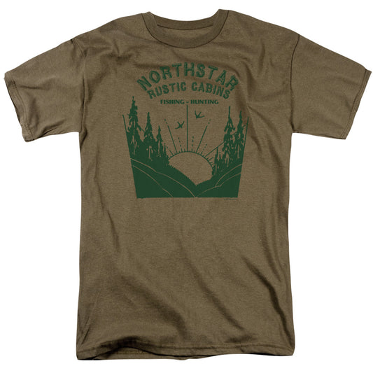 Northstar Rustic Cabins - Short Sleeve Adult 18 - 1 - Safari Green T-shirt