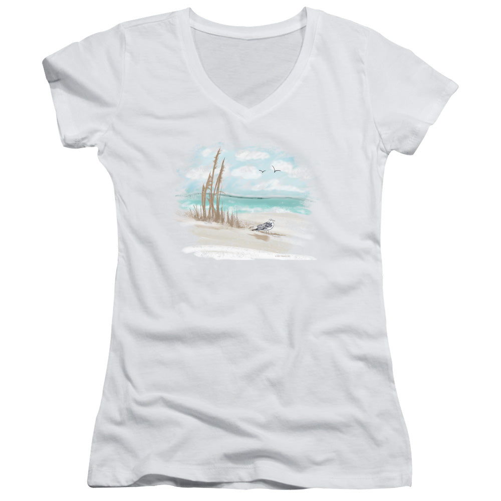 Seagulls - Junior V-neck - White