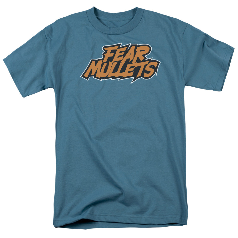 Fear Mullets - Short Sleeve Adult 18 - 1 - Slate T-shirt