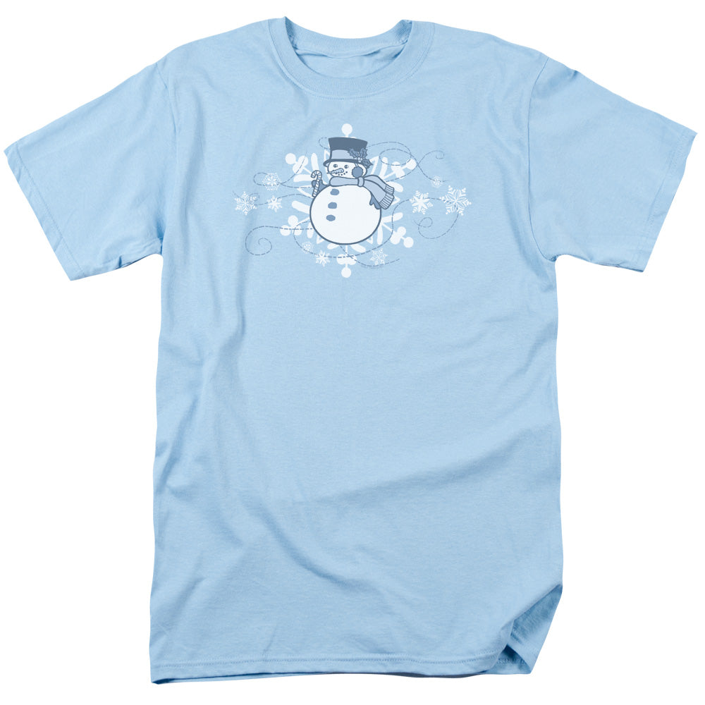 Winter Day - Short Sleeve Adult 18 - 1 - Light Blue T-shirt