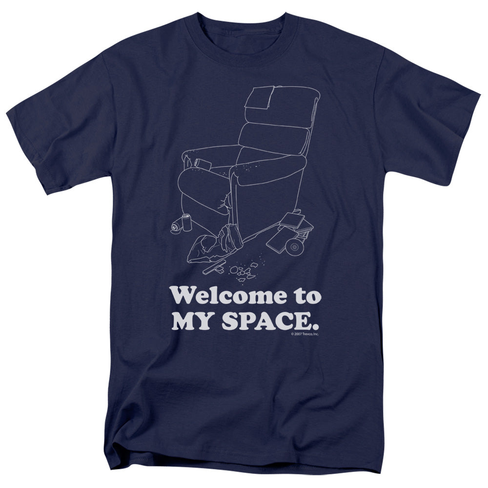 Welcome To My Space - Short Sleeve Adult 18 - 1 - Navy T-shirt