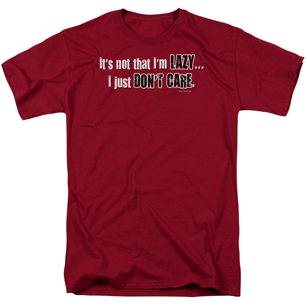 Just Dont Care - Short Sleeve Adult 18 - 1 - Cardinal T-shirt