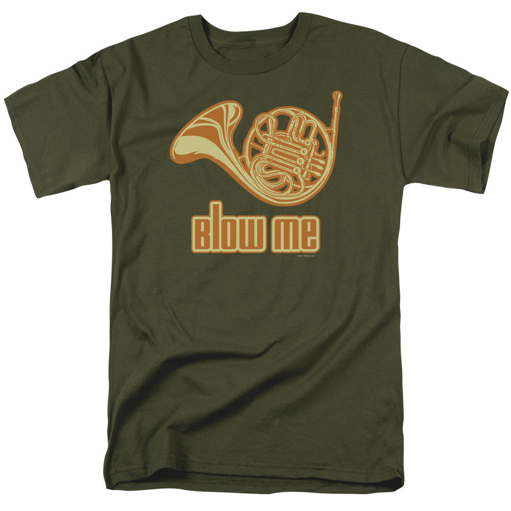 Blow Me - Short Sleeve Adult 18 - 1 - Military Green T-shirt