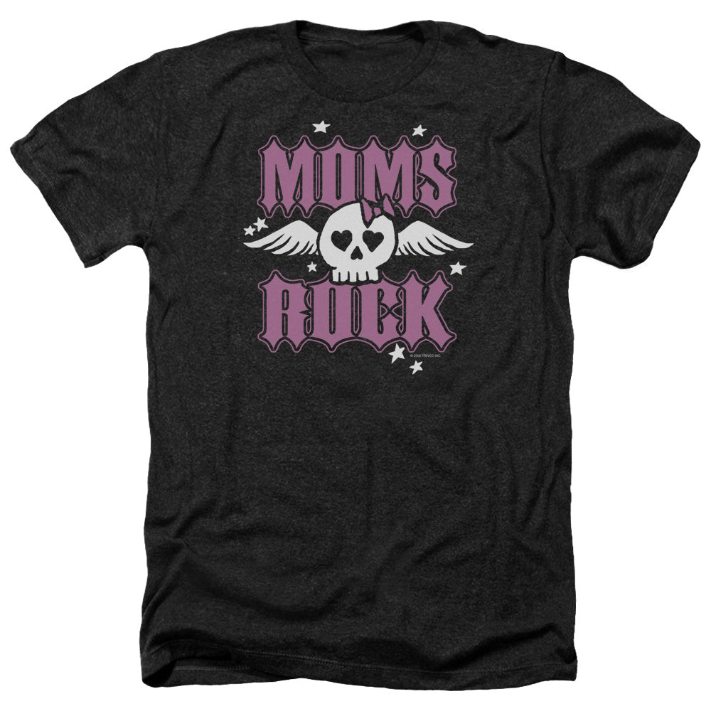 Moms Rock - Adult Heather-black