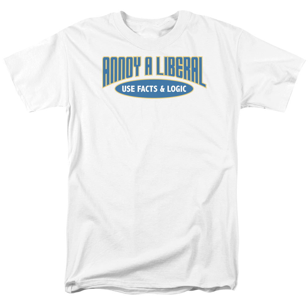 Annoy A Liberal - Short Sleeve Adult 18 - 1 - White T-shirt