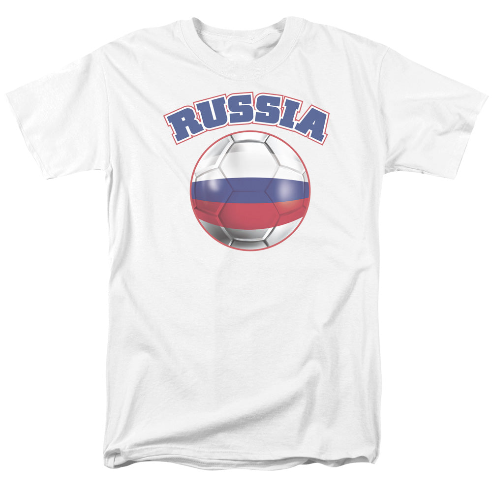 Russia - Short Sleeve Adult 18 - 1 - White T-shirt