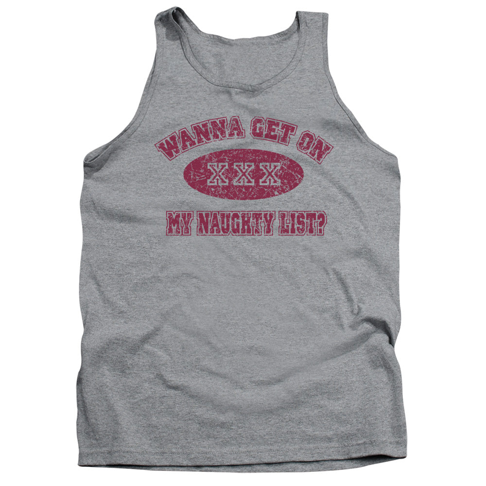 Naughty List - Adult Tank - Athletic Heather