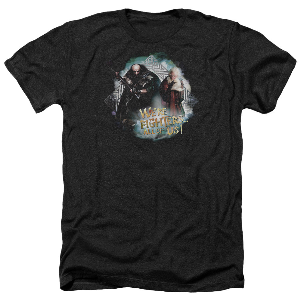 The Hobbit - Were Fighers - Adult Heather-black