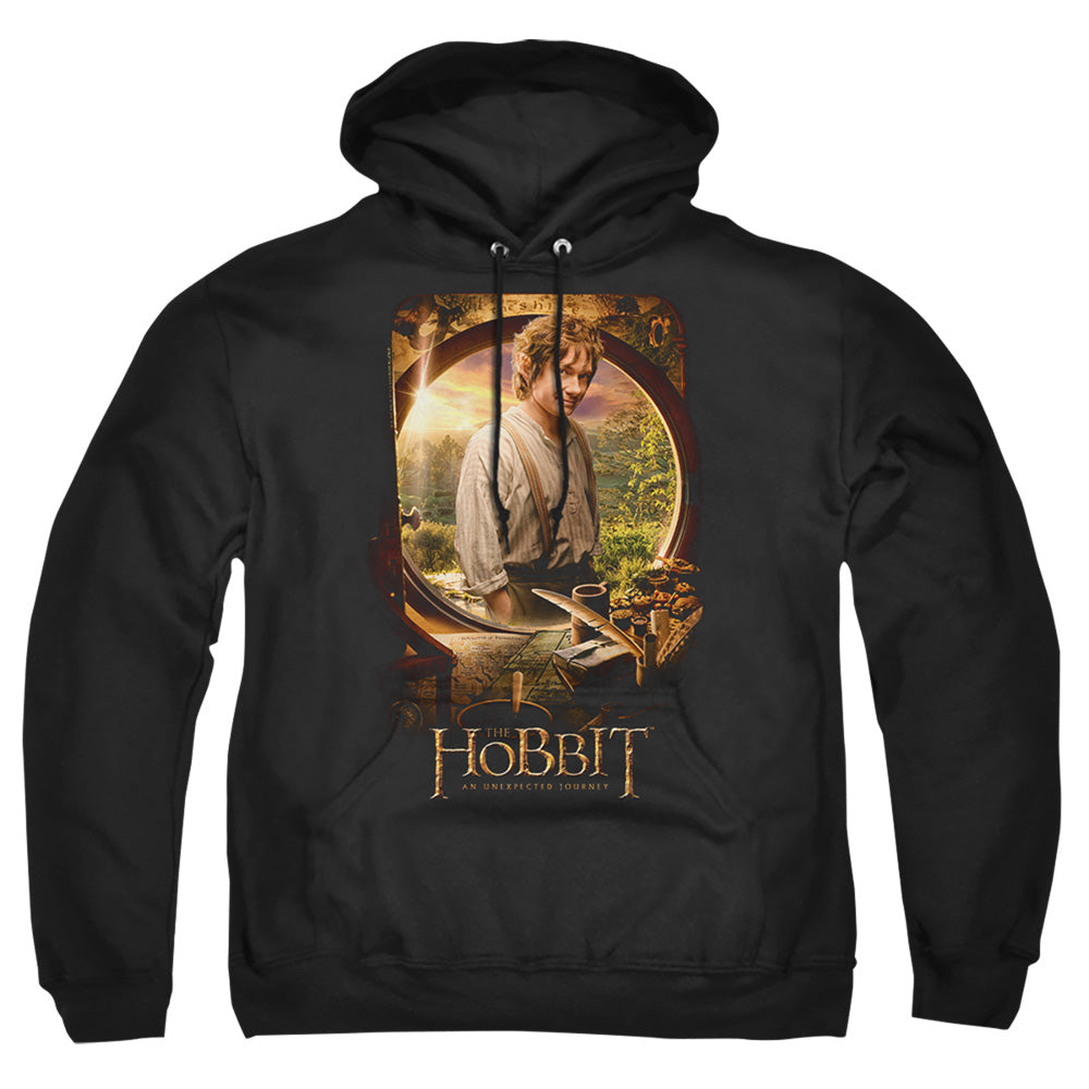 The Hobbit - Bilbo Poster - Adult Pull-over Hoodie - Black