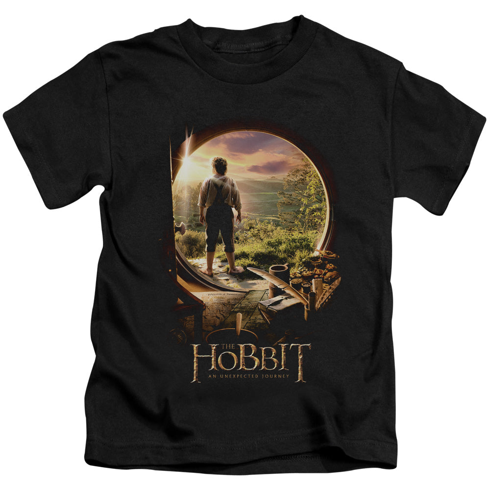 THE HOBBIT HOBBIT IN DOOR - S/S JUVENILE 18/1 - BLACK - T-Shirt